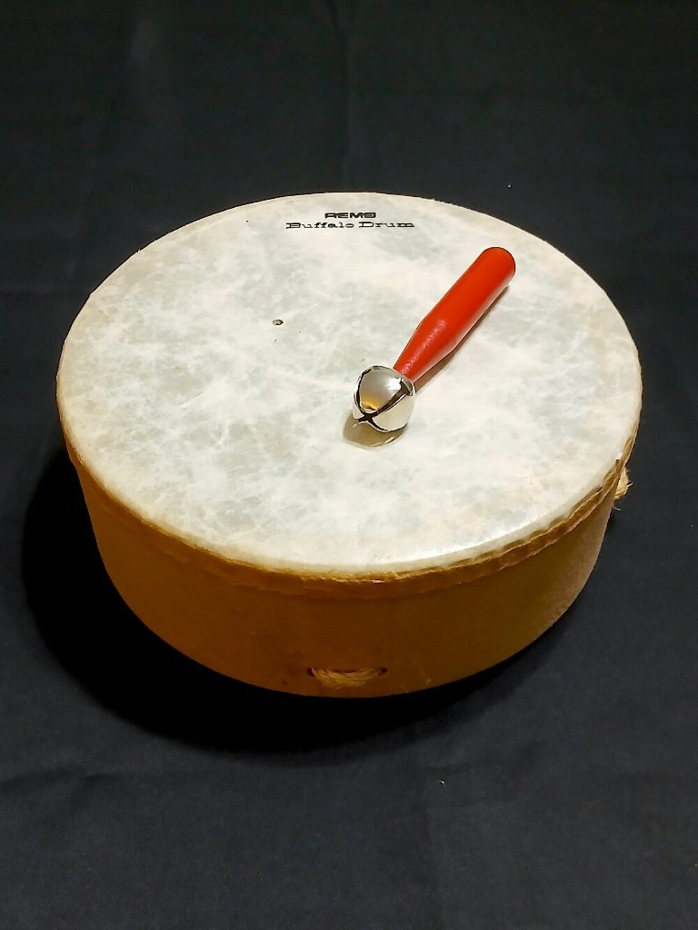 Remo Buffalo Drum 10" Frame Drum Model E1-0310-00 w/ Bell Beater Native Style